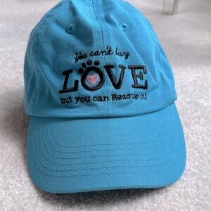Blue Women’s Cap with Embroidered Decal